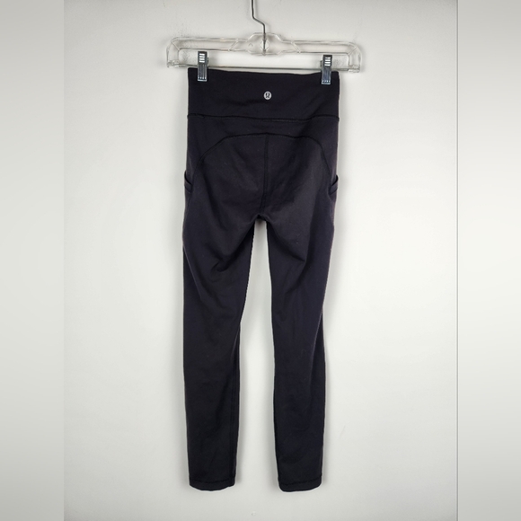Lululemon Invigorate Black Leggings Size 2 High Rise. - Picture 2 of 7